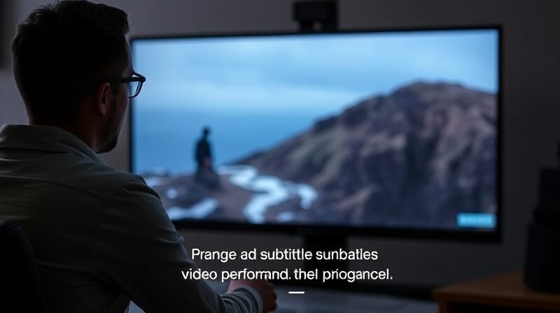 Why adding subtitles enhances video performance.